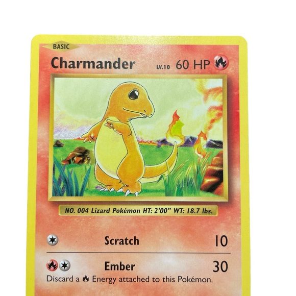 charmander 9/108 xy evolutions rare vintage style pokemon card - Picture 2 of 4